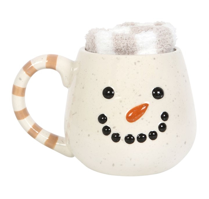 Snowman Mug and Socks Set