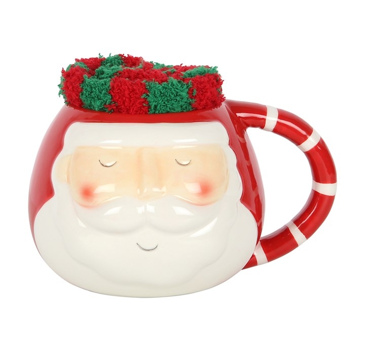 Santa Mug and Socks Set