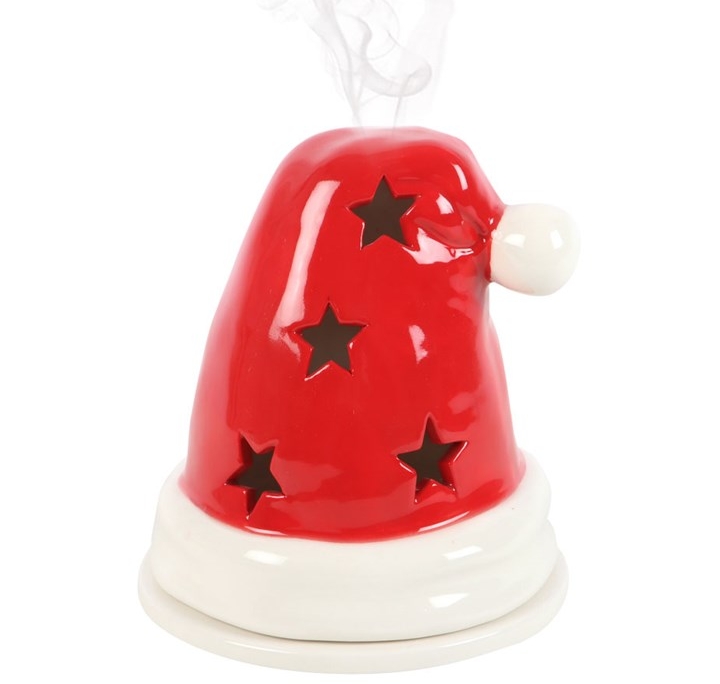 Santa Hat Incense Cone Burner and Tealight Holder